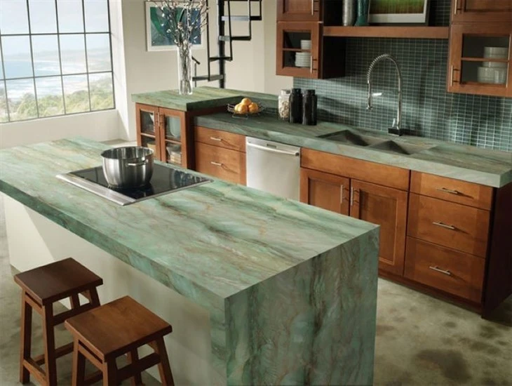 Gaya Green Quartzite kitchen  countertop