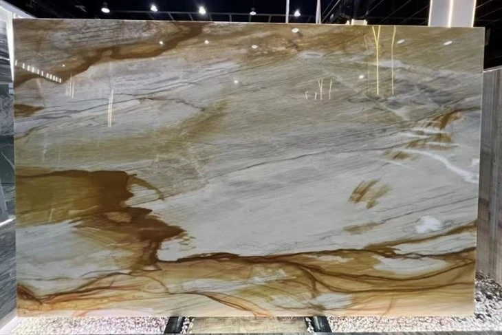 Azul Palomino Quartzite Golden Desert Wall Cladding