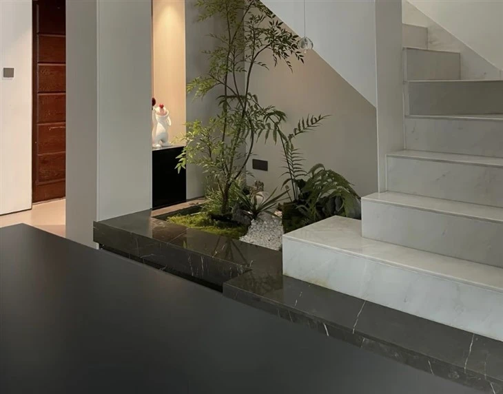 Pietra Bulgarian Grey Marble interior design
